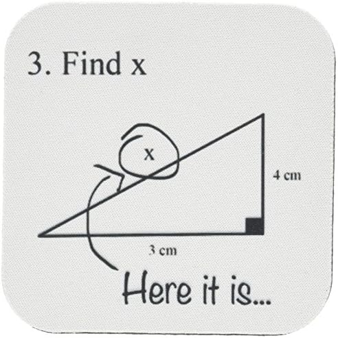 3drose cst_107310_1 Encontre x aqui está, humor matemático, humor escolar, engraçado, geometria, montanhas-russas de