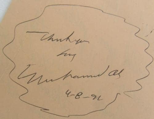 Muhammad Ali assinou autógrafos autógrafos JSA XX71264 - Assinaturas de corte de boxe
