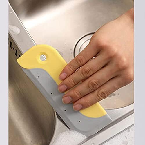 Koaius Chuveiro da porta do chuveiro limpador espelho de banheiro limpador de silicone gancho cozinha cozinha limpador de chuveiro raspador de borracha squeegee