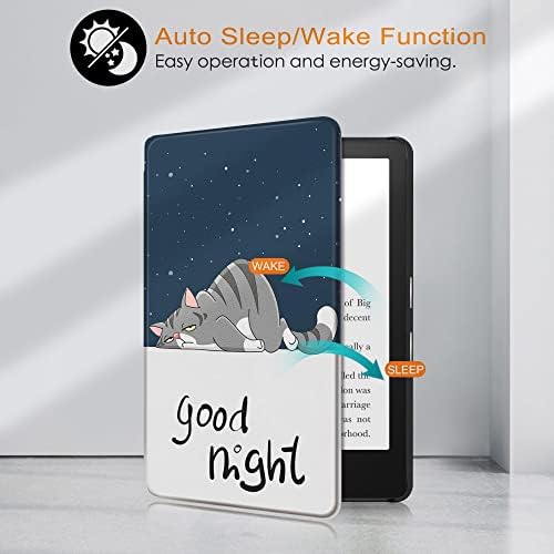 Caso de tecido para o novo Kindle 10th Gen 2019 Lançamento apenas-Tampa inteligente mais leve com Auto Wake/Sleep-Suporte