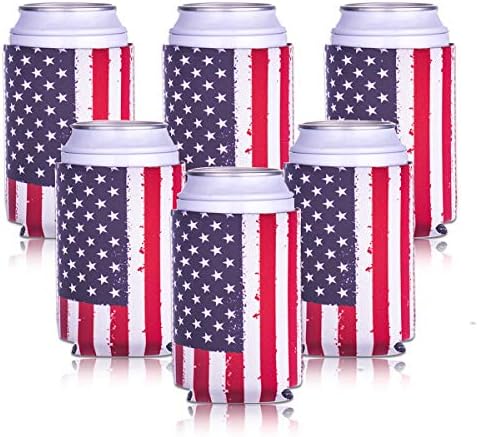 LAN FRIODERS MANES DE 6 PC USA FAGN LAN LAN SLUVE MULHA PARA CAN e GARRAÇÃO 12 OZ