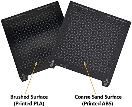 [OEM] Placa de impressão lateral de aço da superfície da superfície da impressora 3D para PLA ABS PLA para Ender 3