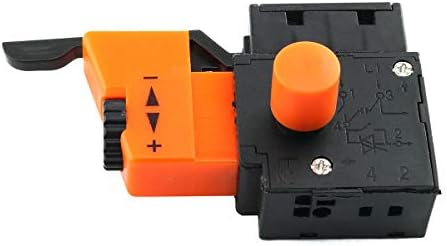 E-Outstanding Trigger Switch 220V 6A FA2-6/1BEK ELECTRAL MANTAGEM Speed ​​Speed ​​Control Bloqueio no botão de pressão Acessórios