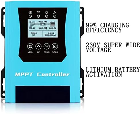 Nalmaxo MPPT Controlador de carga do painel solar 12V24V48V50A60A70A80A O carregamento do painel fotovoltaico totalmente automático