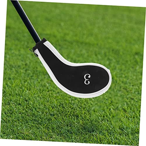 Inoomp 10pcs Golf Club Cover Acessórios de golfe presentes para homens envoltórios para homens para homens escudo de golfe presentes Número da cabeça Capas da cabeça