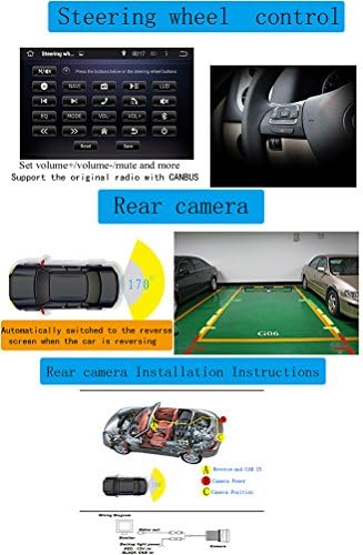 XIDO Android 7.1 Carro estéreo 7 Autoradio 2 Din Head Unit Ram 2G GPS Navigation com DVD Player para Ford Series, Ford Focus