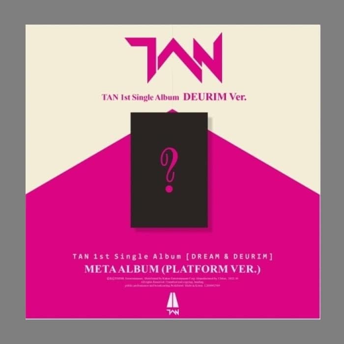 Tan Dream & Deurim 1º Álbum único Meta plataforma Versão Cardl Holder+PVC PhotoCard Álbum+Accoridon Livreto+PhotoCard+Rastreamento