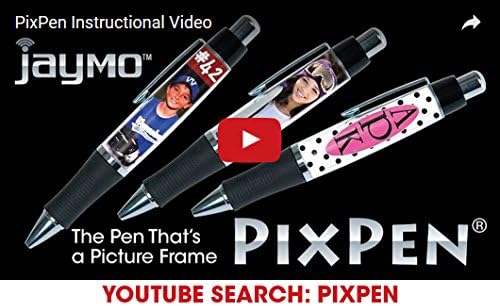 Pixmug + Pixpen = DIY Gift Combo - Crie sua própria caneca de viagem fotográfica e caneta personalizada - Insira suas próprias fotos ou crie e imprima inserções online