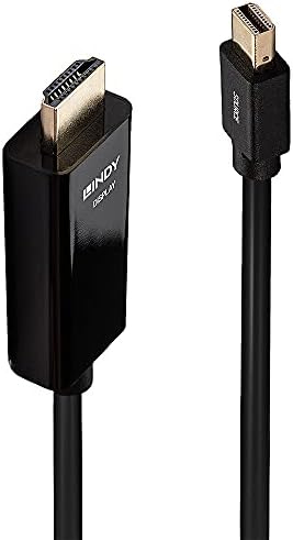 Lindy 36928 3M Passive Mini Displayport para HDMI 4K Cabo - preto