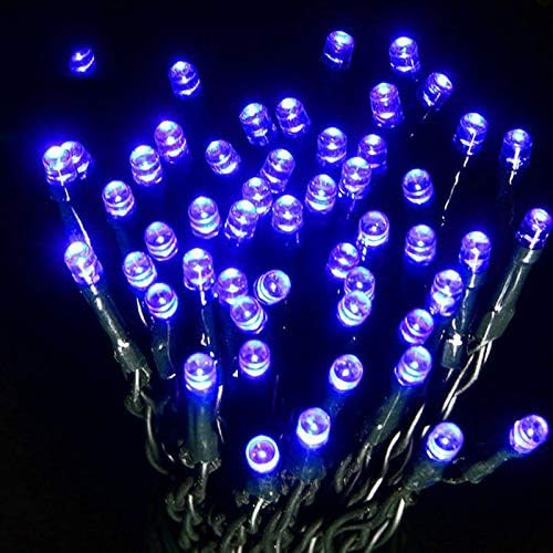 1 Conjunto 10m 100 LED LED PODERADO DE ROPE TUBO SINGULA FEIRA LUZES DE FAIRAÇÃO Lâmpada de Xmas Lâmpada Azul