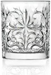 Tumbler Glass - Double Old Modyed - Conjunto de 6 copos - Tumblers de DOF projetados - para uísque - Bourbon - Water - Beverage - Bebchings - 12 oz. - Cristal de vidro - feito na Europa por Barski
