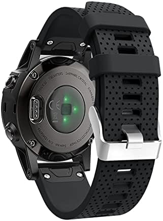 Coovs Substituição Silicone Sily Silicone Relógio Relógio Strap para Garmin Fenix ​​7S 5S GPS Watch
