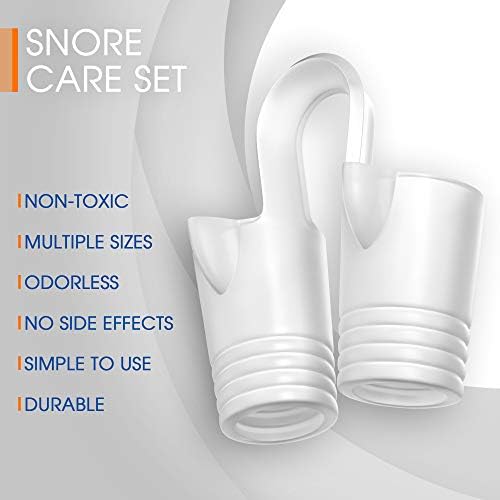 Dispositivo anti -ronco, conjunto de saídas de nariz - Solução de ronco eficaz à base de nariz - dilatadores nasais - rolha