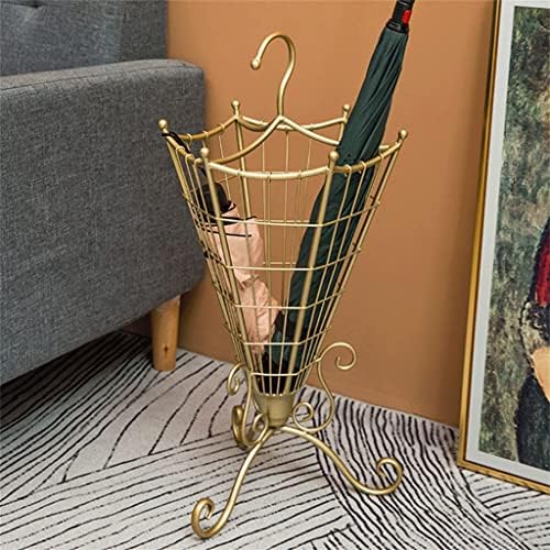 Razzum Metal Umbrella Stand Rack de armazenamento de ferro forjado adequado para guarda -chuva de decoração de hotel em casa