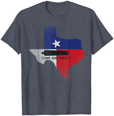 Venha e pegue a bandeira do Estado do Texas Canon 1836 T-shirt
