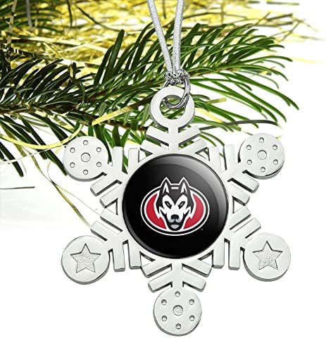 St. Cloud State University Metal Metal Snowflake Tree Holiday Ornament