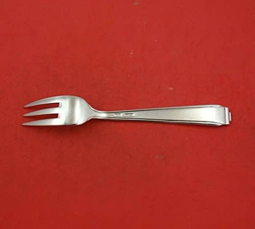 Art Deco, de Robbe e Berking Aleman Silverplate Pastry Fork 3-Tine 5 7/8