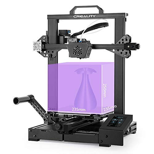 Creality Official CR-6 SE NOVA VERSÃO 3D Nível de impressora-sem tela de toque da placa-mãe silenciosa e tamanho duplo do eixo Z Tamanho da fonte de alimentação 235 x 235 x 250 mm