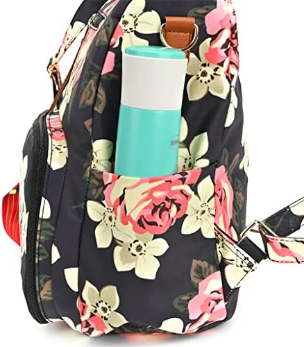 Mochila para o almoço do CCBUY para mulheres com bolsa de almoço conversível com compartimento isolado com alça de ombro removível,