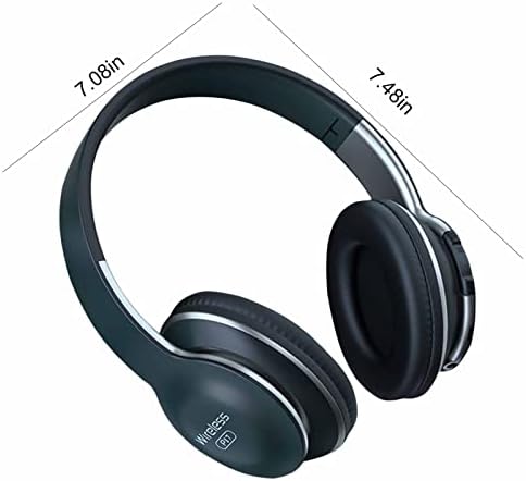 MoreSec Wireless Bluetooth Headphones sobre o ouvido, som estéreo HD sobre fones de ouvido com os fones de ouvido