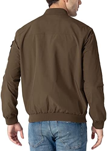 Rdruko Men's Lightweight Bomber Jacket