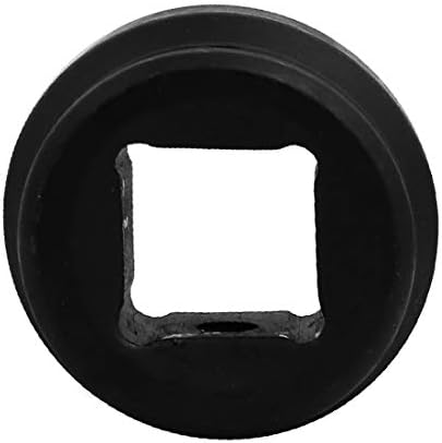 X-Dree 3/4 polegadas de tração quadrada 32 mm HEX INTERIOR 55mm Comprimento CR-MO Aço preto de aço Black Impact Socket (Quadrato