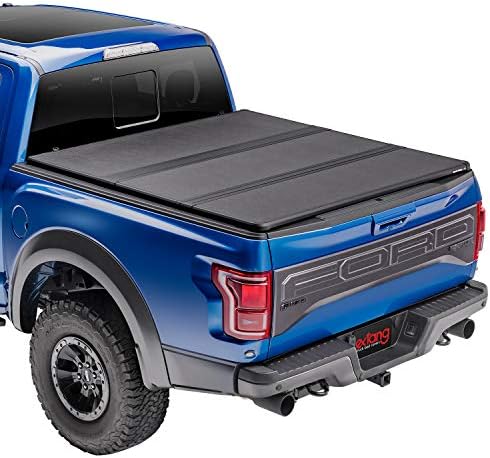 EXTANg Solid Fold 2.0 Campa de caminhão dobrável Hard Tonauned Toneau | 83486 | Fits 2017 - 2023 Ford F -2550/350 Super Duty 6 '10 Cama