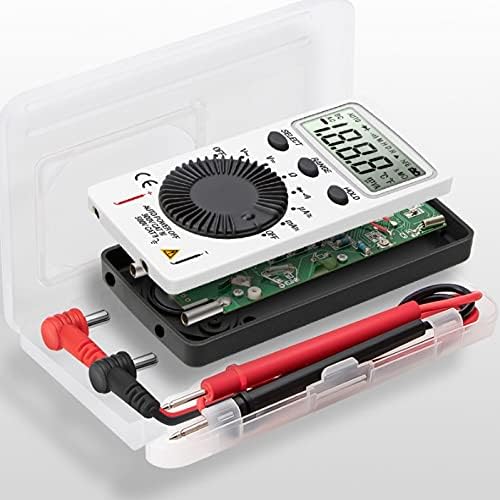SJYDQ Mini Multímetro digital Multimetro testador DC/CA CUNDAGEM LCR Pocket Pocket Professional Testers com lead de teste