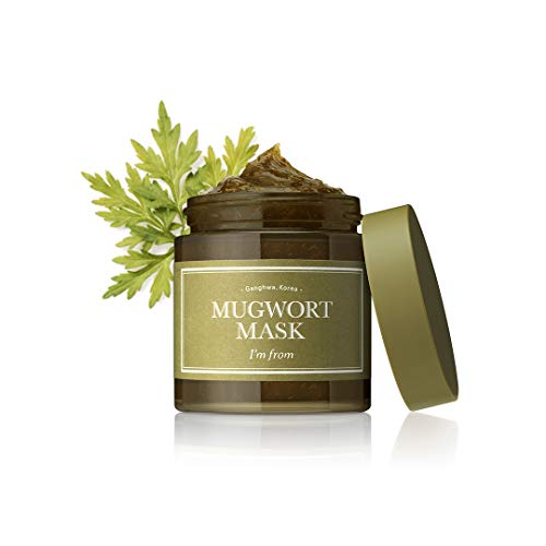 [Eu sou de] Máscara de Mugwort 3,7 fl oz | Erva natural, árvore de chá, lavagem, resfriamento e fugas suaves, para a pele sensível