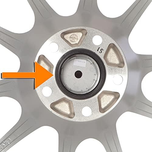 Anéis centrados no cubo de desempenho do circuito - 76,1 a 54.1 Hubrings de nylon - Compatível com a Toyota Corolla Matrix Prius, Yaris, Scion, Miata com 54,1 mm de cubo de veículo usando rodas com 76,1mm CB