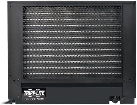 Unidade de resfriamento de montagem em tripp lite ar condicionado, 7000 BTU, 120V, 8U, 5-15p Plug, preto