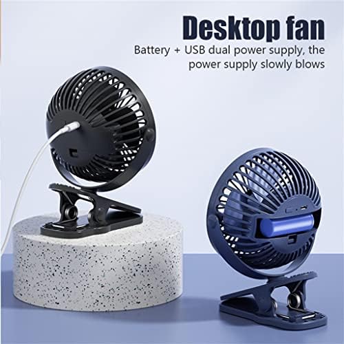YFSDX Mini Wind Power Handheld Fan Fan conveniente e T Fan Student Portable Fo Cute Pequeno Refrigendo Ventilador (Cor: Azul, Tamanho