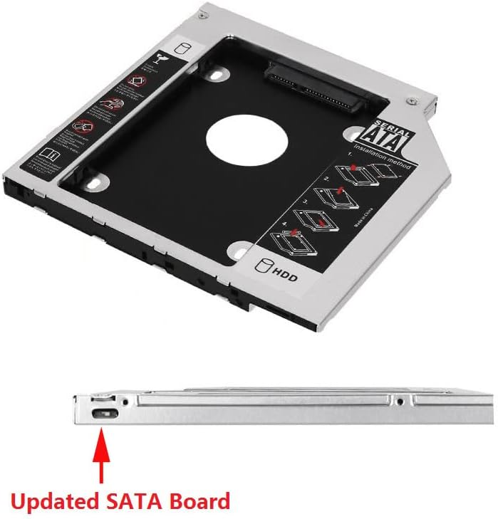2º SSD HDD Bandeja de quadros do gabinete do disco rígido para HP 17T-S066NR 15-BS131NR 15-CC050WM 15-P219AX