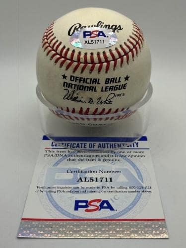 Billy Williams Chicago Cubs assinou o autógrafo oficial MLB Baseball PSA DNA *11 - Bolalls autografados