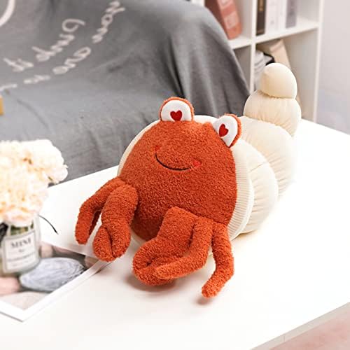 Hermit Crab na hora de dormir de pelúcia gigante animais gigantes fofos brinquedo de pelúcia grande reversível macio de