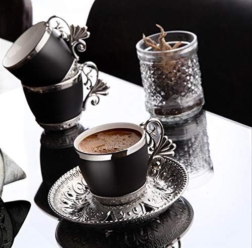ZHSGV 12 peças xícaras de café turco porcelana expresso de porcelana