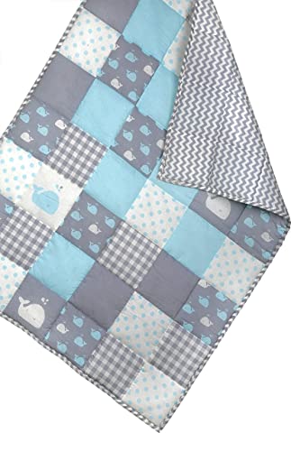 PLUSH Toddler Blanket Berço macio macio para menino Girl Cotton Baby Cradle Quilt-Baby Blue L-50 X W-38 polegadas
