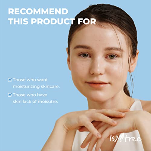 Isntree Hyaluronic Acid Hydrating Face Water Essence 1.69 fl oz | Soro facial para pele seca, acne e sensível | Soro de essência sem aroma hidratante | Cuidados com a pele coreanos