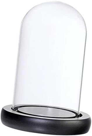 Ｋｌｋｃｍｓ 3x jarra de cúpula cloche com tampa f/office preto
