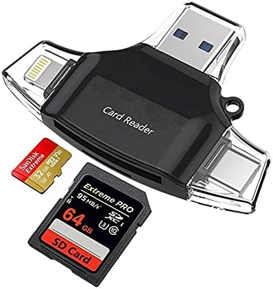 BOXWAVE SMART GADGET Compatível com Tecno Phantom X - AllReader SD Card Reader, MicroSD Card Reader SD Compact USB para Tecno Phantom
