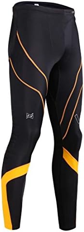 Tights de longa duração masculinos do J6 Men Sport Leggings Leggings de compressão Sportswear futebol esportes de fitness leggings