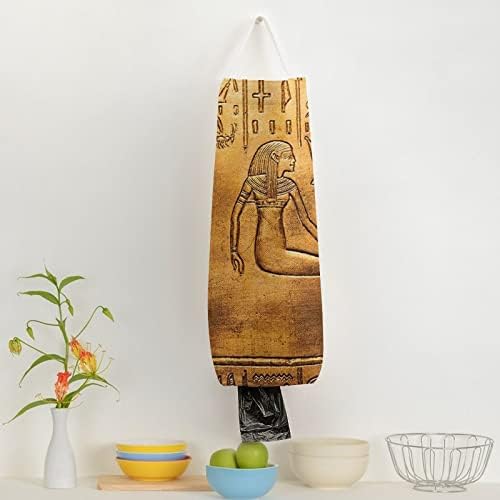 Coleção egípcia egípcia Antiga arte de mercearia de arte lavável dispensadores de organizadores com loop suspenso para armazenamento