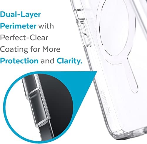 Speck Presidio Perfect Clear Case para Apple iPhone 13 Mini / 12 mini Clear