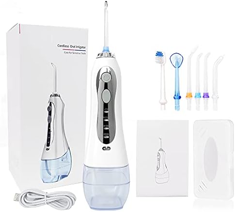 FLOSSOR DE ÁGUA sem fio Irrigador oral FLOSSOR DENTAL - FLOSSOR DE ÁGUA IRRIGADOR ORAL PARA VIAGEM DE FAMÍLIA, FLOSSOR