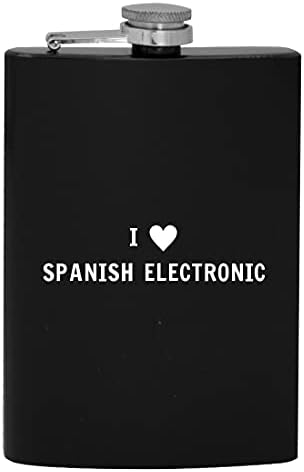 I Heart Love Spanish Electronic - 8oz quadril bebendo Alcool Flash