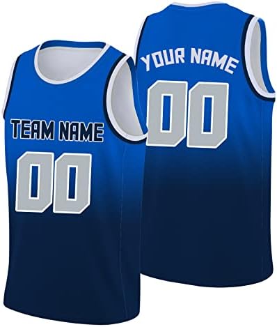 Jersey de basquete personalizada de Sjugijo, camisetas reversíveis de número de letra costuradas e impressas uniformes de equipes