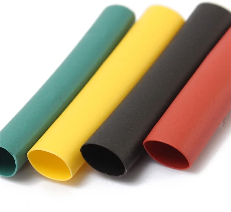 328pcs 8 tamanhos de várias cores poliolefina 2: 1 tubo de tubulação de tubo de encolhimento sem halogênio