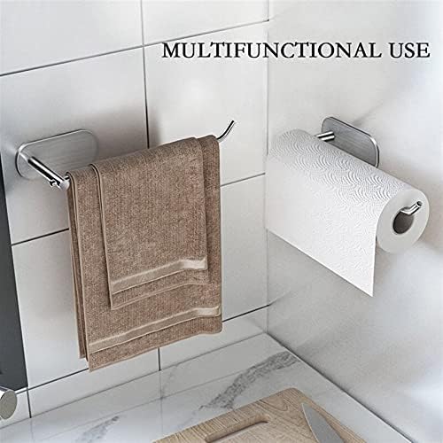 Suporte de toalheiro de papel 1 Pacote de papel Toalheiro - Sob o toalheiro de papel do armário Toalheiro de aço inoxidável