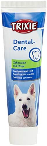 Creme dental Trixie Mint para cachorro, 100 g, branco