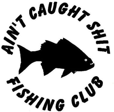 Crawford Graphix Fishing Club Peixe Funny Car Boat Bak Hunting Fishing Sticker Decal